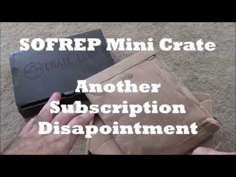 SOFREP Mini Crate - Another Crate of Subscription Disapointment