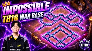 BEST TH18 War Base 2026! IMPOSSIBLE Anti 3-Star | Clash of Clans