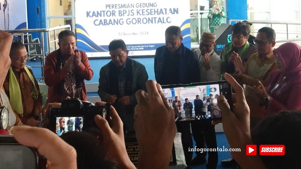 Irwan Hunawa Hadiri Peresmian Gedung Baru Kantor BPJS Kesehatan Cabang Gorontalo