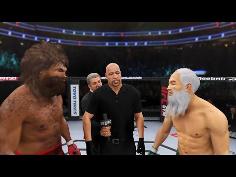 Dog Man vs. Old Bruce Lee - EA sports UFC 4
