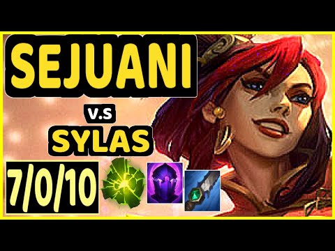 NJI (SEJUANI) vs SYLAS - 7/0/10 KDA JUNGLE CHALLENGER GAMEPLAY - EUW
