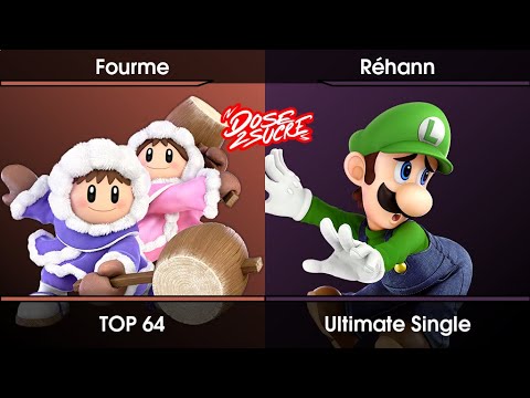 DOSE2SUCRE - 2023.01 TOP 64 - Fourme (Ice Climbers) Vs. Réhann (Luigi) SSBU Ultimate Tournament