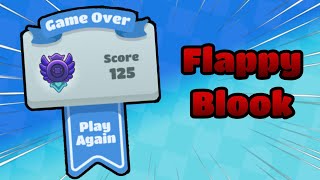 Insane Flappy Blook Play With A Score Of 125!