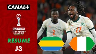 La Côte d'Ivoire renverse le Gabon et arrache la 1ère place du groupe - CAN 2025 (J3)