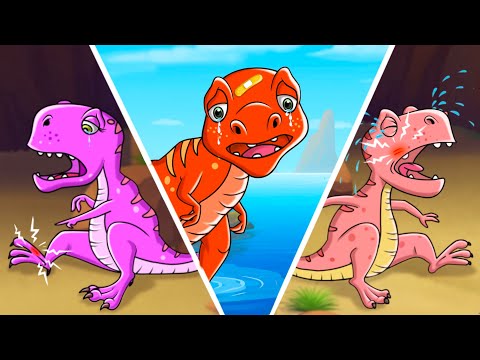 Baby Trex Got A Boo Boo Song | FunForKidsTV - Nursery Rhymes & Baby Songs