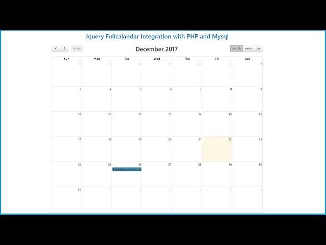 SuperCali Event Calendar Calendars | PHP Script