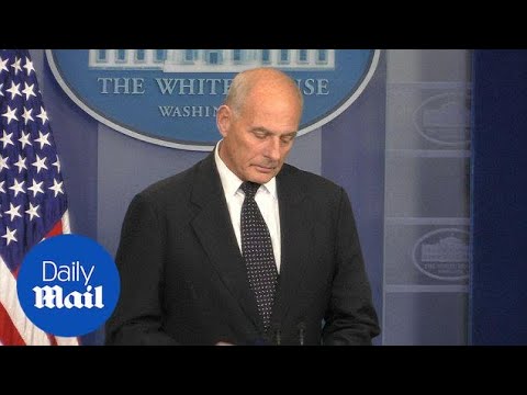 Emotional John Kelly reveals how he was told his son was killed - Daily Mail