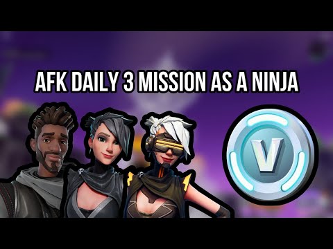 How to AFK Complete 3 Missions as a Ninja – Fortnite STW Daily Quest Guide!