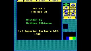 Repton 3 Editor on the Acorn Electron