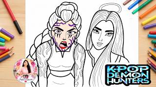 Drawing OMG! Rumi,s Demon VS Angel look viral 😍🤯 Kpop Demon Hunters Season 2 | rumi golden