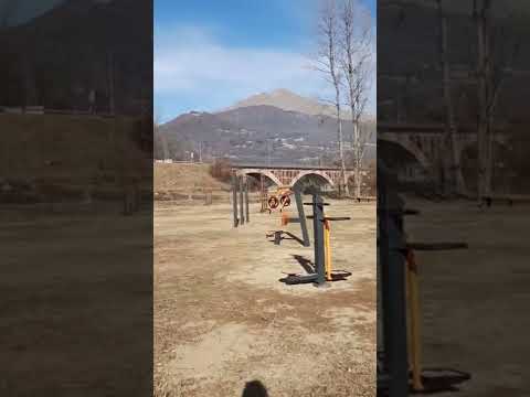 Childrens park in Cuorgne Piemonte ITALY (near Torino)