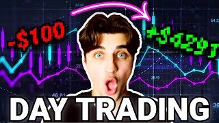 Beginner Tries Day Trading with $1,000 (Crazy Results)