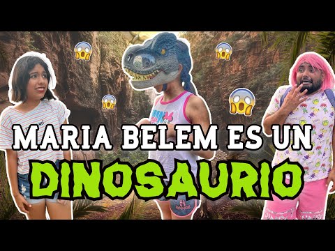 Maria belem se convierte en dinosaurio | Nos persigue por todas partes 😱