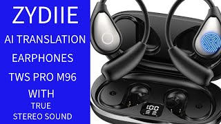 ZYDIIE TWS PRO EARPHONES WITH AI TRANSLATION