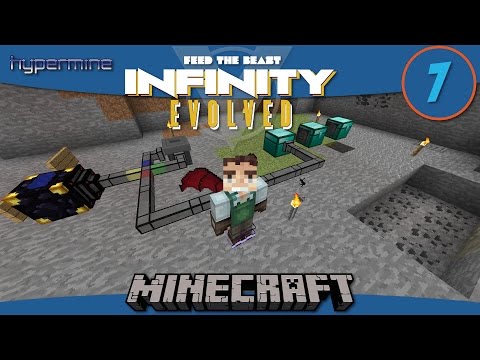 Minecraft Mods: How to set up an Ender Quarry in FTB Infinity Evolved - E7