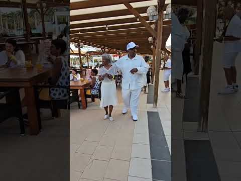 DJ Hughie does the catwalk at the White Party during FitFever SALSOGA '25