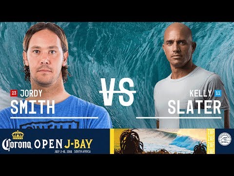 Jordy Smith vs. Kelly Slater - Round Two, Heat 4 - Corona Open J-Bay - Men's 2018