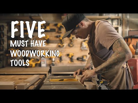 5 MUST HAVE tools for Woodworking - Beginners Guide!