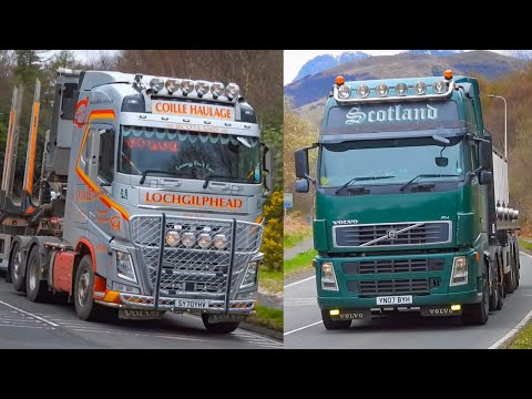 Truck Spotting on the A82 in Ballachulish, Scotland