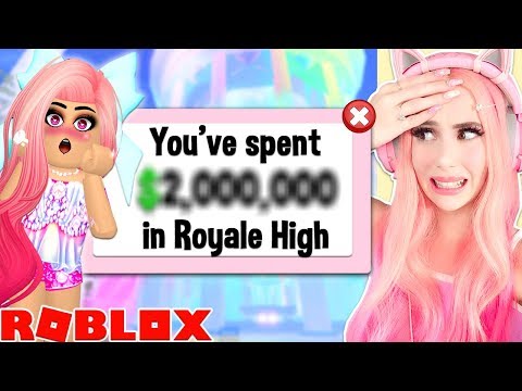 Exposing HOW MUCH ROBUX I've Spent In Royale High... OUCH! Roblox Royale High Video