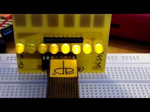 Multi 8 Bit PWMs mit Shiftregister 74HC595 und 8Bit LED Leiste