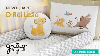QUARTO DE BEBÊ ROLINHO TRICOT O REI LEÃO | GRÃO DE GENTE
