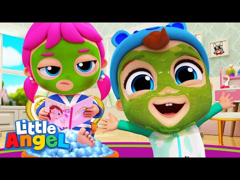 Jill’s Birthday Spa Day  | Little Angel Kids Songs & Nursery Rhymes