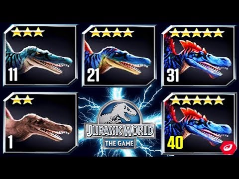 SPINOSAURUS MAX LEVEL FEEDING (JURASSIC WORLD)