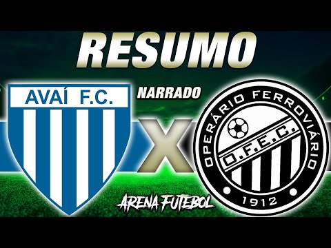 Avaí 1 x 0 Operário na Série B do Brasileiro