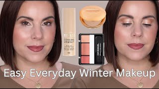 Get Ready with Me ❄️ Glowy Everyday Drugstore Winter Makeup Look