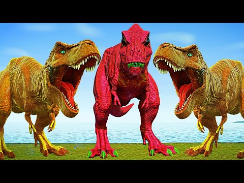 Jurassic World Evolution 2 Geosternbergıa Vs Tyrannosaurus,Spinosaurus Vs Indominus Dinosaurs Fight