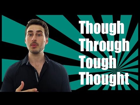 İngilizce’de thought, through, tough ve though kelimeleri Video