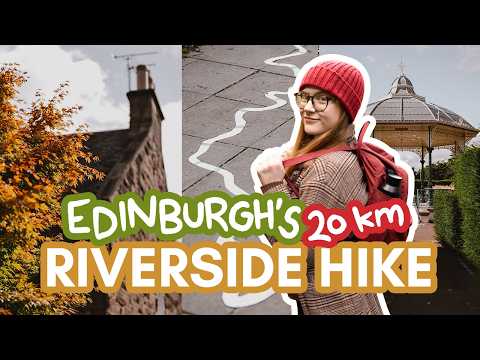 Edinburgh's hidden trek: WATER OF LEITH WALKWAY! 20 km walk from Balerno to the Shore