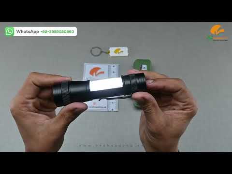 Power Style Zoomable LED Torch Flashlight  4 in 1 adjustable Light (Beam Wide Full wide SOS