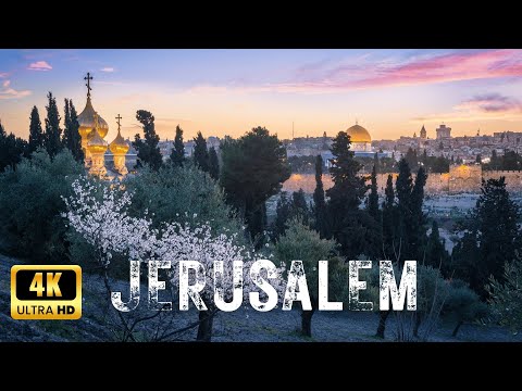 JERUSALEM 4K | Great Old Holy City of three Abrahamic religions |