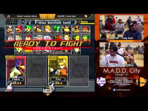 [M.A.D.D. City - Raleigh] (Pool B) Winners' Finals - Wolly Touches (Falcon) vs MoIOM|Yung Saef (Fox)