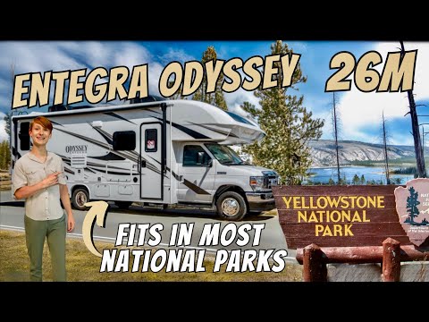 Class C RV SMALL ENOUGH For MOST National Parks | Entegra Odyssey 26M