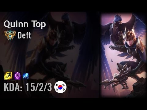 Quinn Top vs Irelia - Deft - KR Challenger Path 6.5
