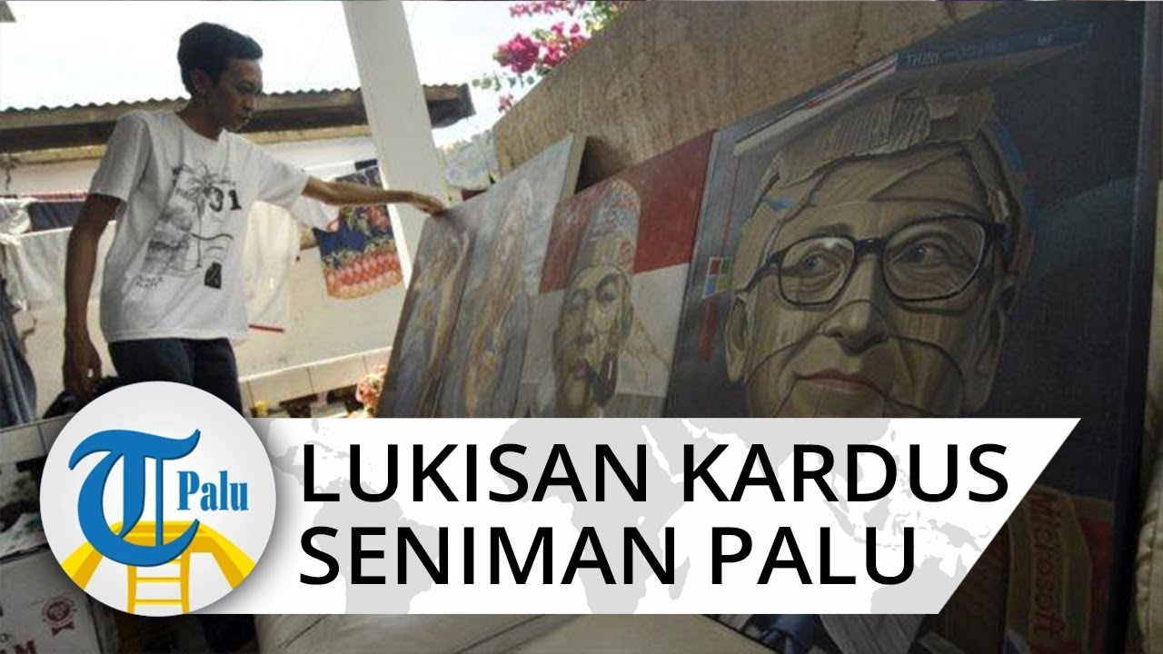 Koleksi Lukisan  Kardus  Tokoh Nasional hingga Dunia Karya 