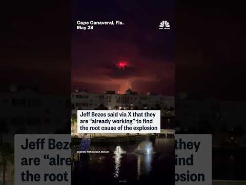 Blue Origin rocket explodes on launch pad in Florida
