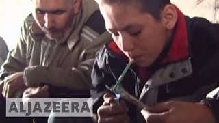 Drug addiction rise Afghanistan