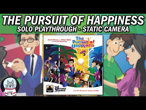 The Pursuit of Happiness + Expansions - Solo Playthrough (Static Camera)
