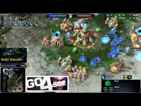 Starcraft 2 HotS Mouz HeroMarine vs IQuit Salvation  TvP  ESC Belshir Vestige
