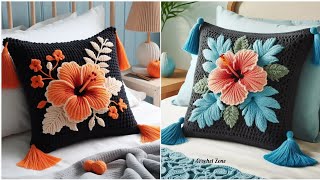 Beautiful Crochet Pillow Cover Design Ideas | Easy & Stylish Patterns. #crochet #knitting #diy 