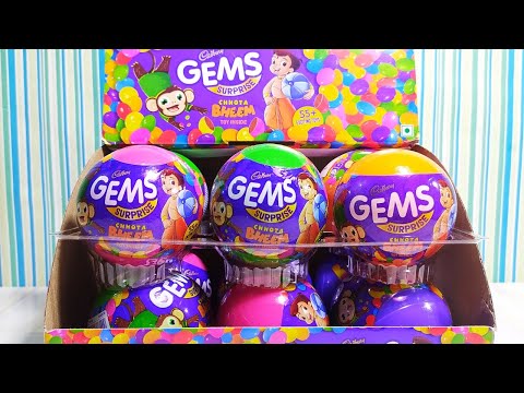 Gems Surprise|Chhota Bheem Toys Ball|55+Exciting Toys|Cadbury|