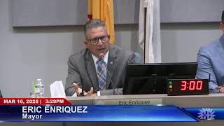 Las Cruces Council Meeting - March 16, 2026