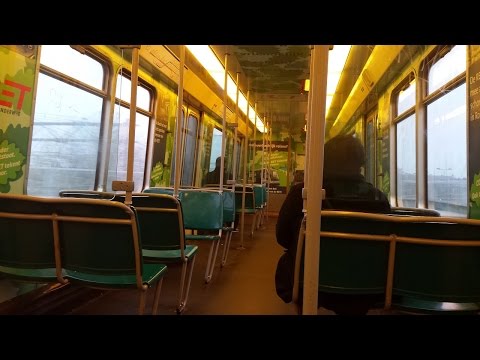 RET Metro Type T (5218) rit op lijn B tussen Schiedam Centrum en Marconiplein