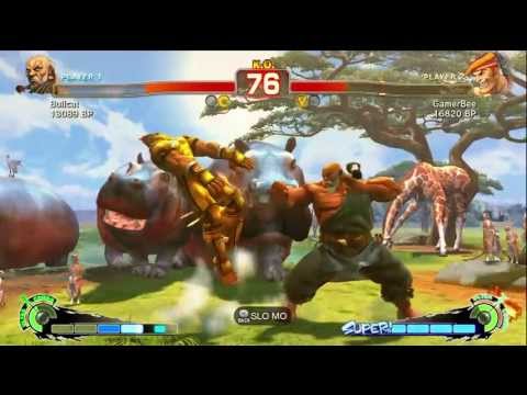GamerBee [Adon] vs Bullcat [Gouken] SSF4 Japanese Online Ranked Matches - TRUE HIGH-DEF
