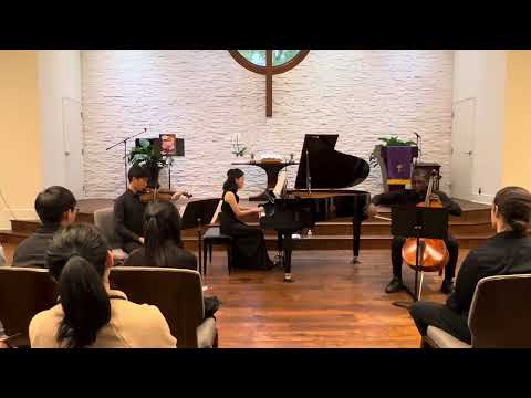 Piano Trio no. 2 by Mendelssohn - 1st mov. (Hannah Park, Harah Kang, Tavares Baker)