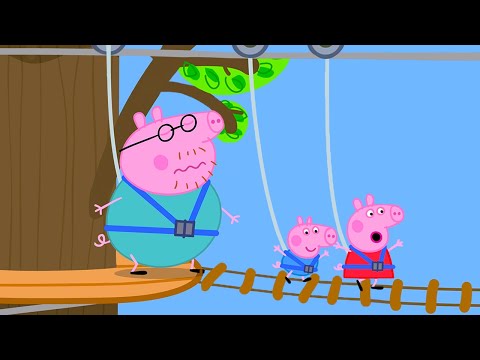 The Very Wobbly Bridge 🪵 | Peppa Pig Official Full Episodes